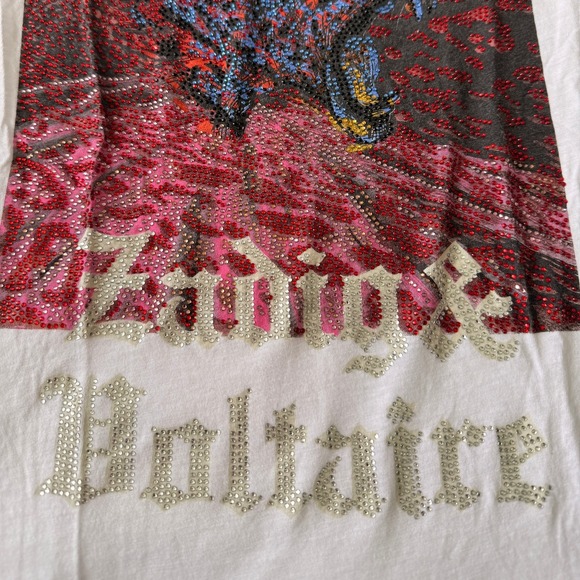 Zadig & Voltaire Womens Antonia Tiger Tee M - Picture 2 of 5